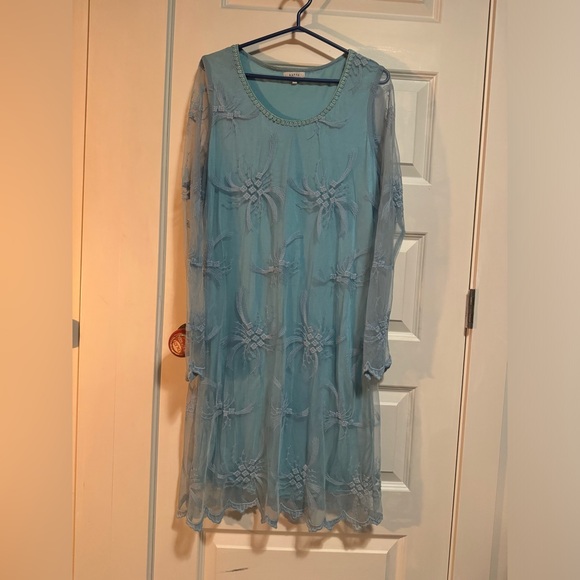 Kaffe lace overlay dress - Picture 3 of 5